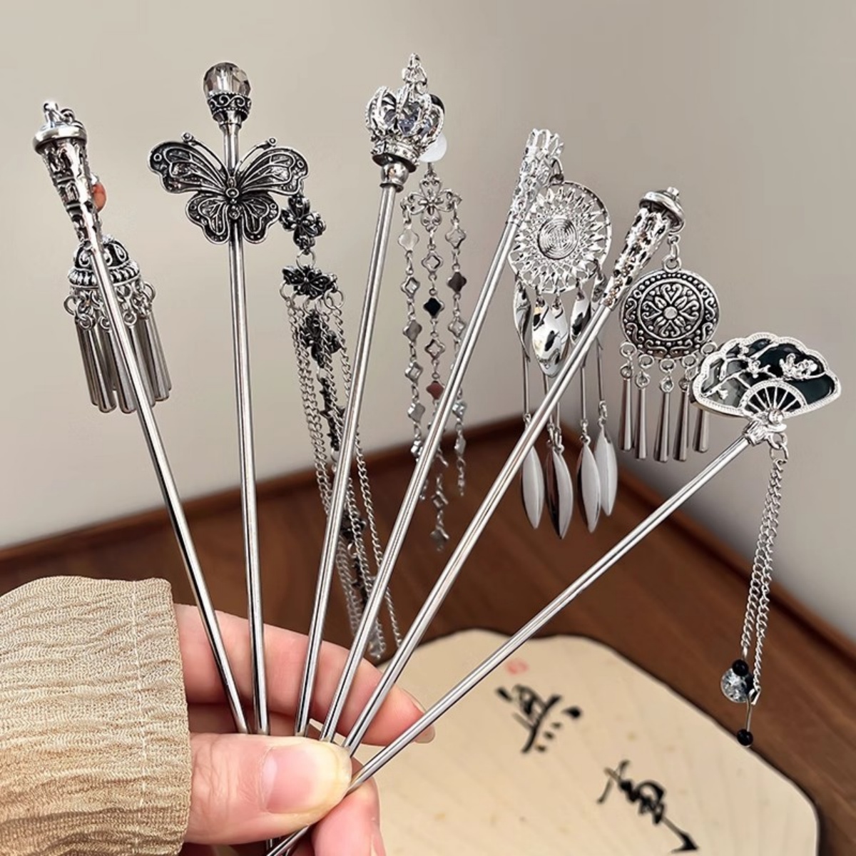 Women Accessories Shop - Элегантная женская заколка для волос, античное