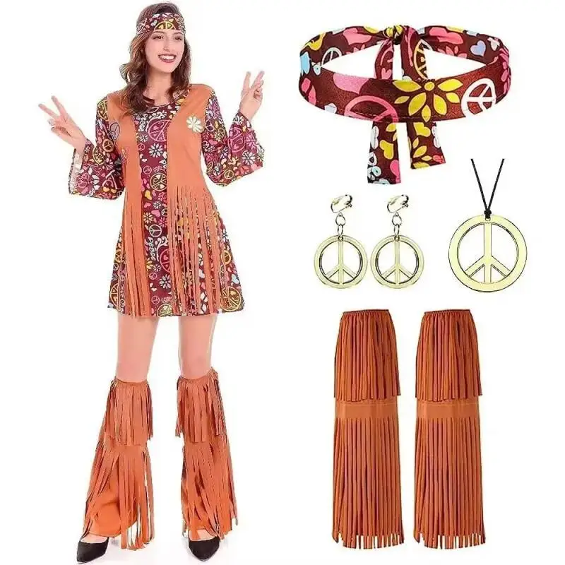 Women'S Accessories In The 60S - Женский винтажный костюм в стиле хиппи