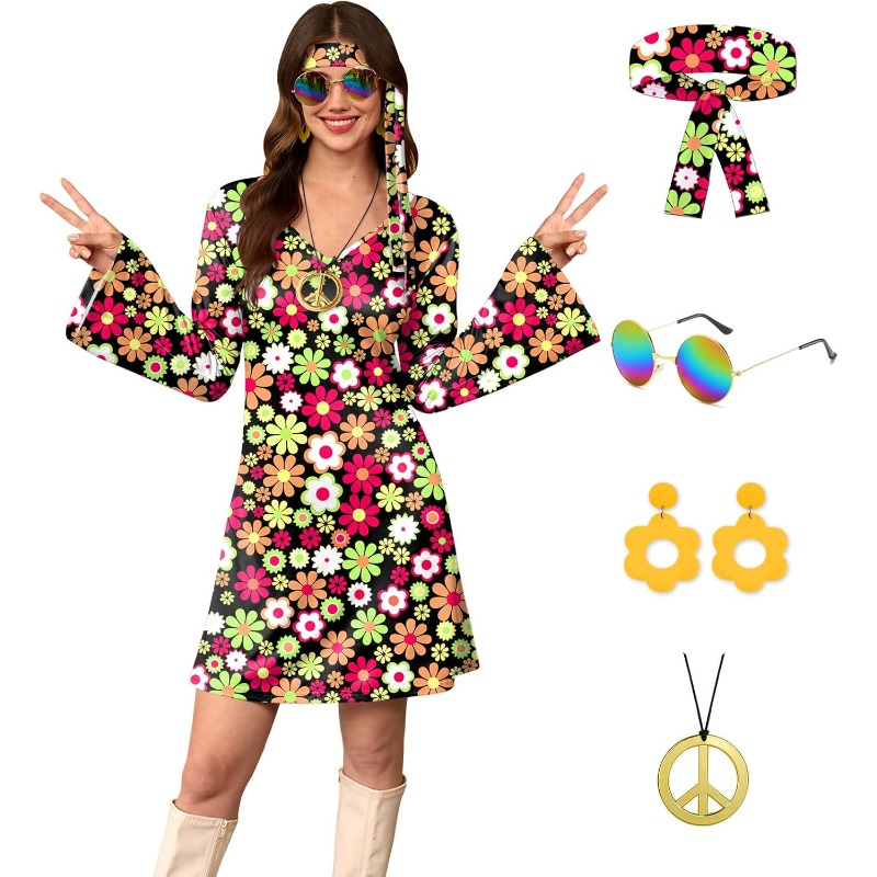 Women'S Accessories In The 60S - Женский костюм на Хэллоуин в стиле