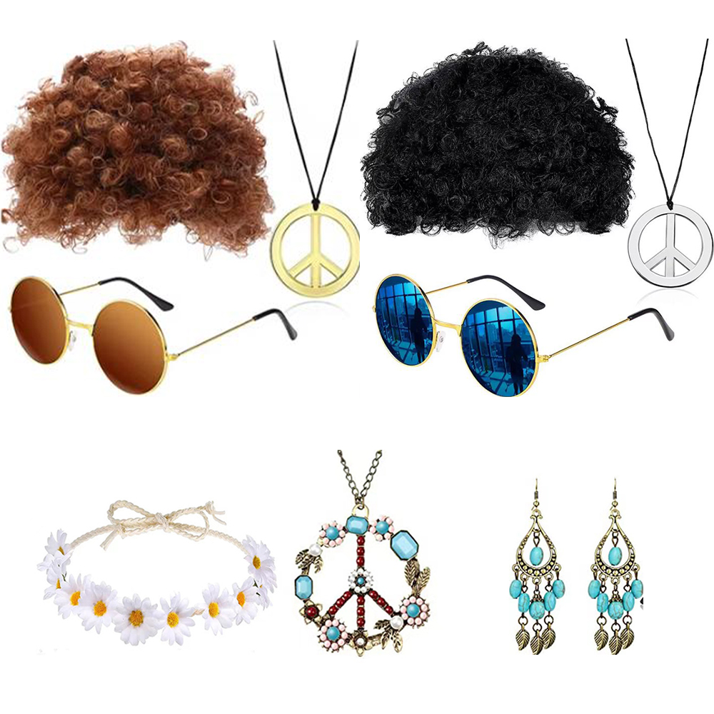 Women'S Accessories In The 60S - Набор аксессуаров в стиле хиппи 60-х: