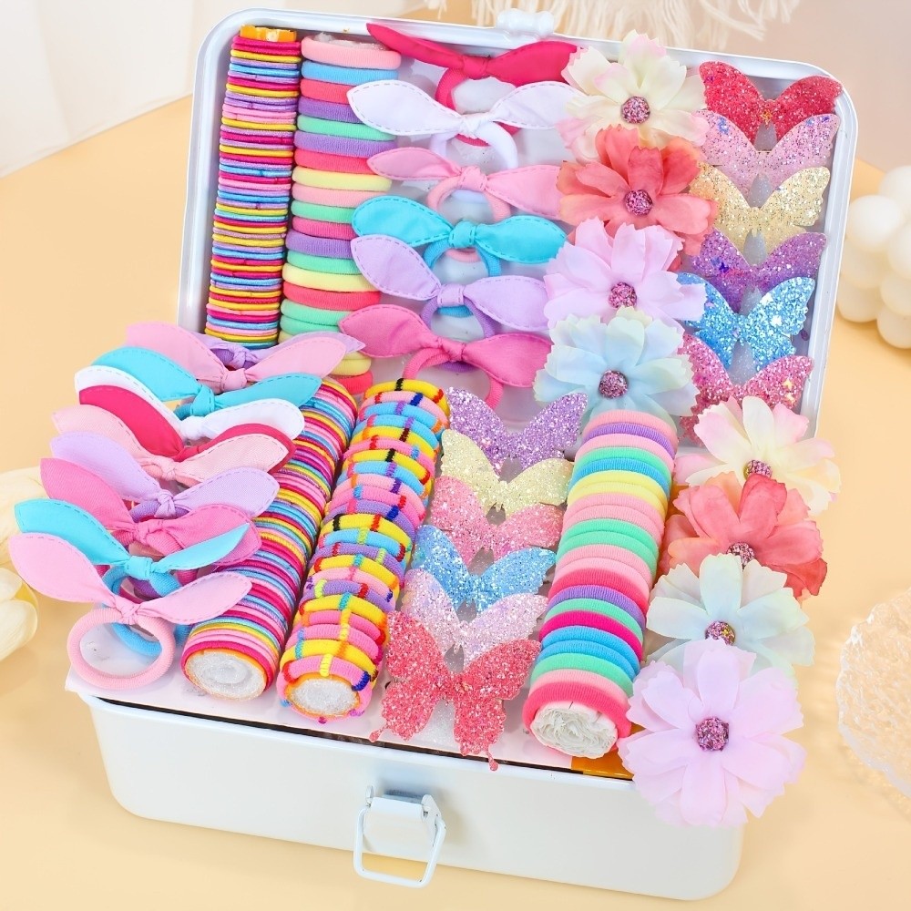 Women Accessories Picture - Новый набор эластичных аксессуаров для волос