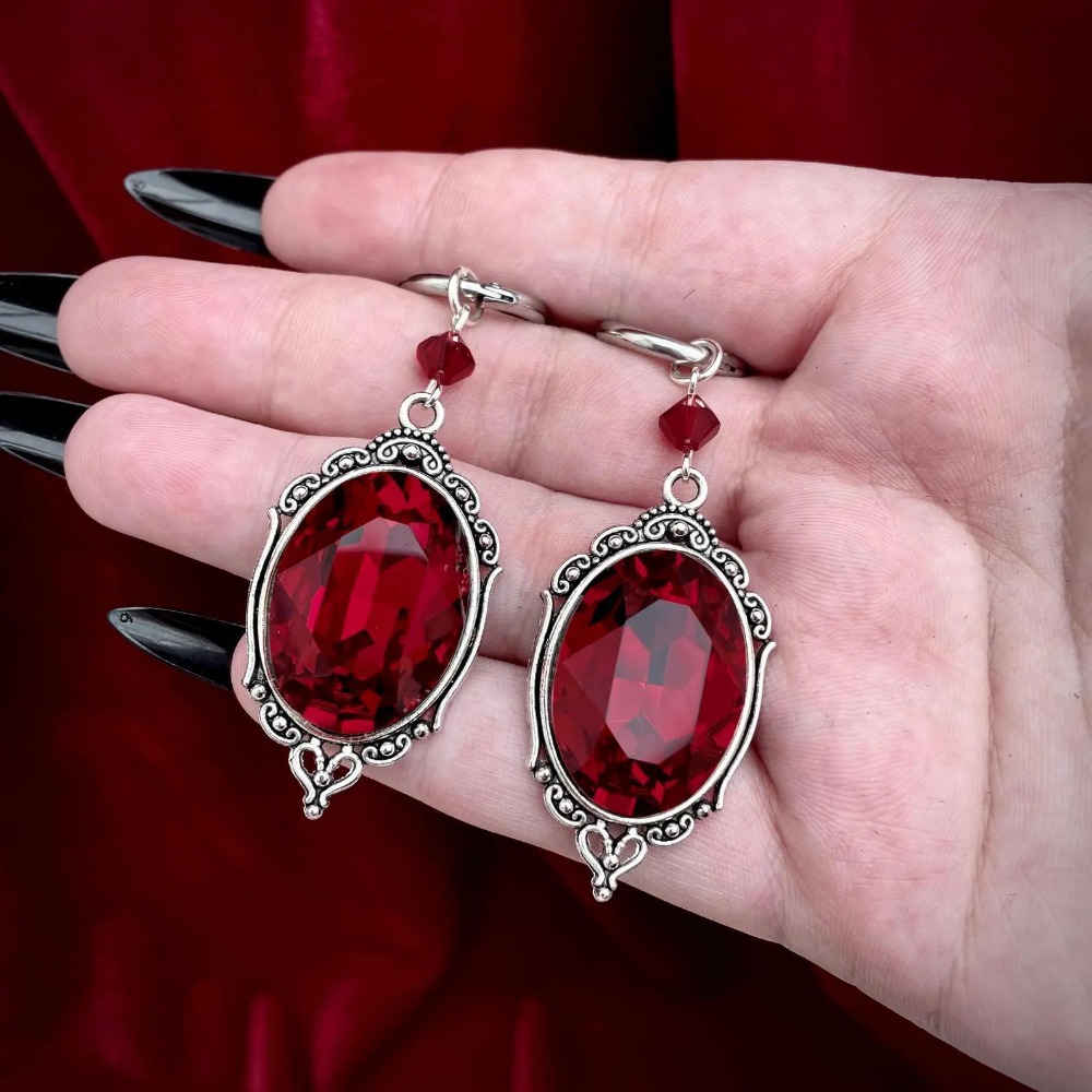 Women'S Victorian Accessories - Викторианские готические геометрические многогранные овальные черные,