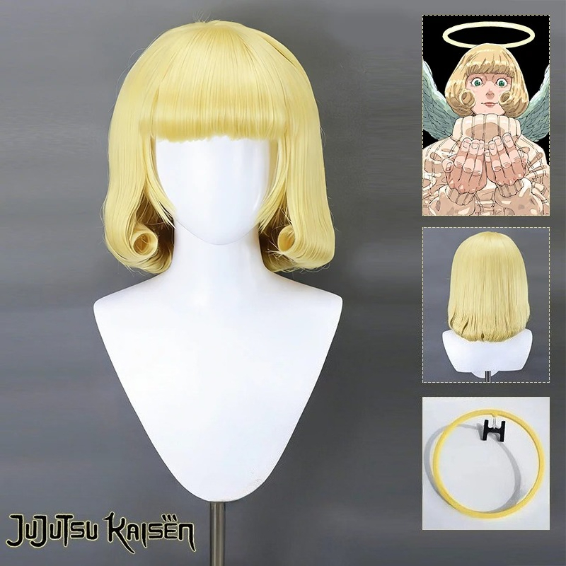 Women'S Yellow Accessories - Аниме-парик для косплея Хана Курусу из