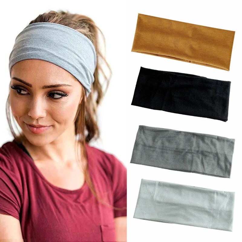 Women'S Yoga Accessories - Широкие спортивные повязки на голову для