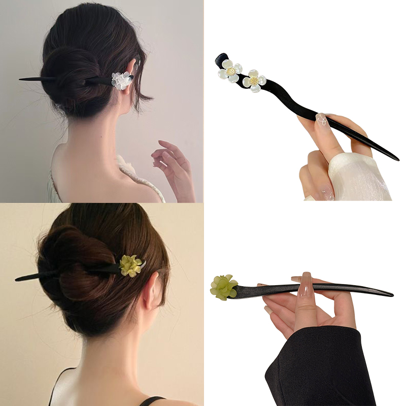 Women Accessories Shop - Винтажные деревянные палочки для волос в