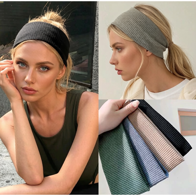 Women'S Yoga Accessories - Набор из 4/5/7 простых однотонных эластичных