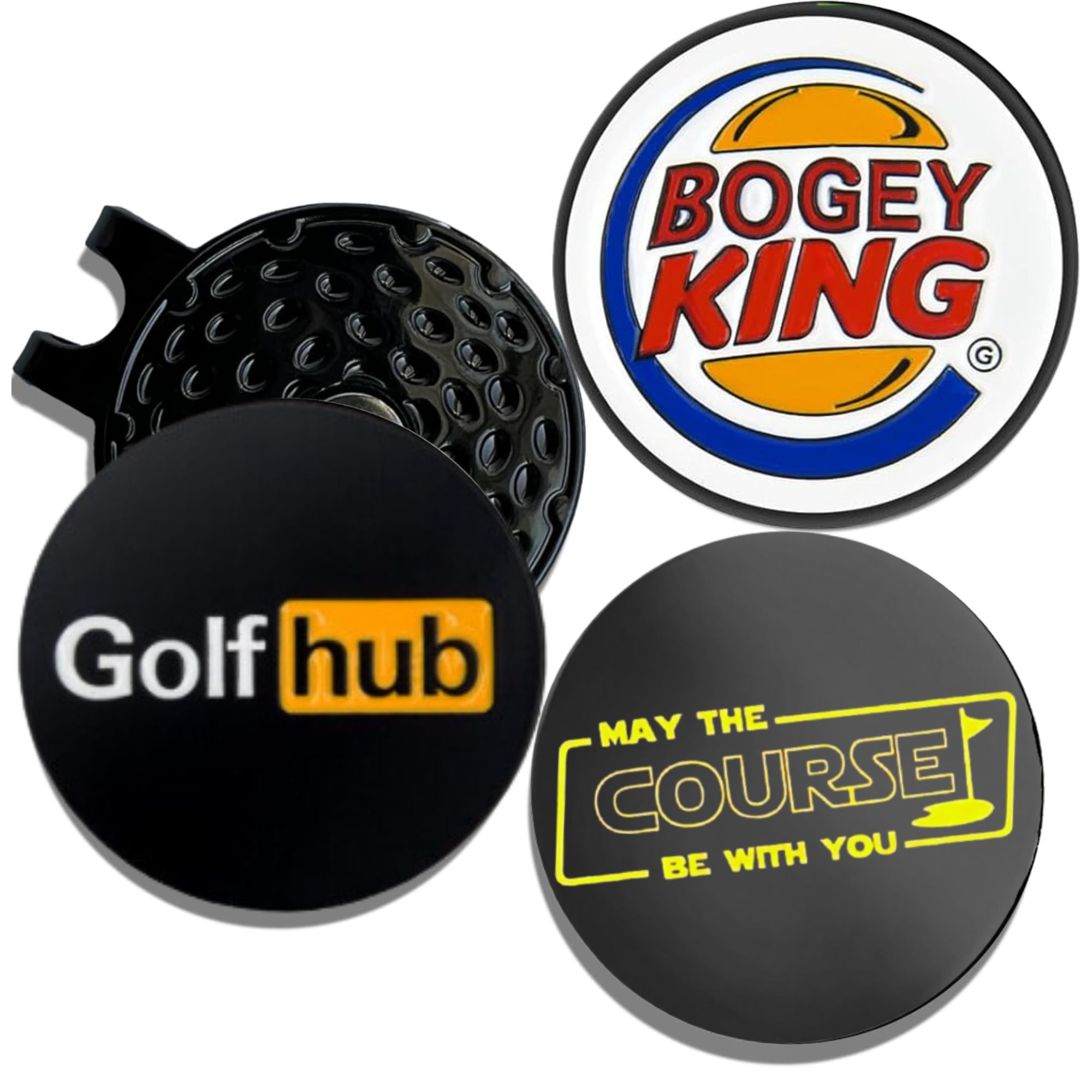 Women'S Golf Accessories - Набор из 3 забавных маркеров для