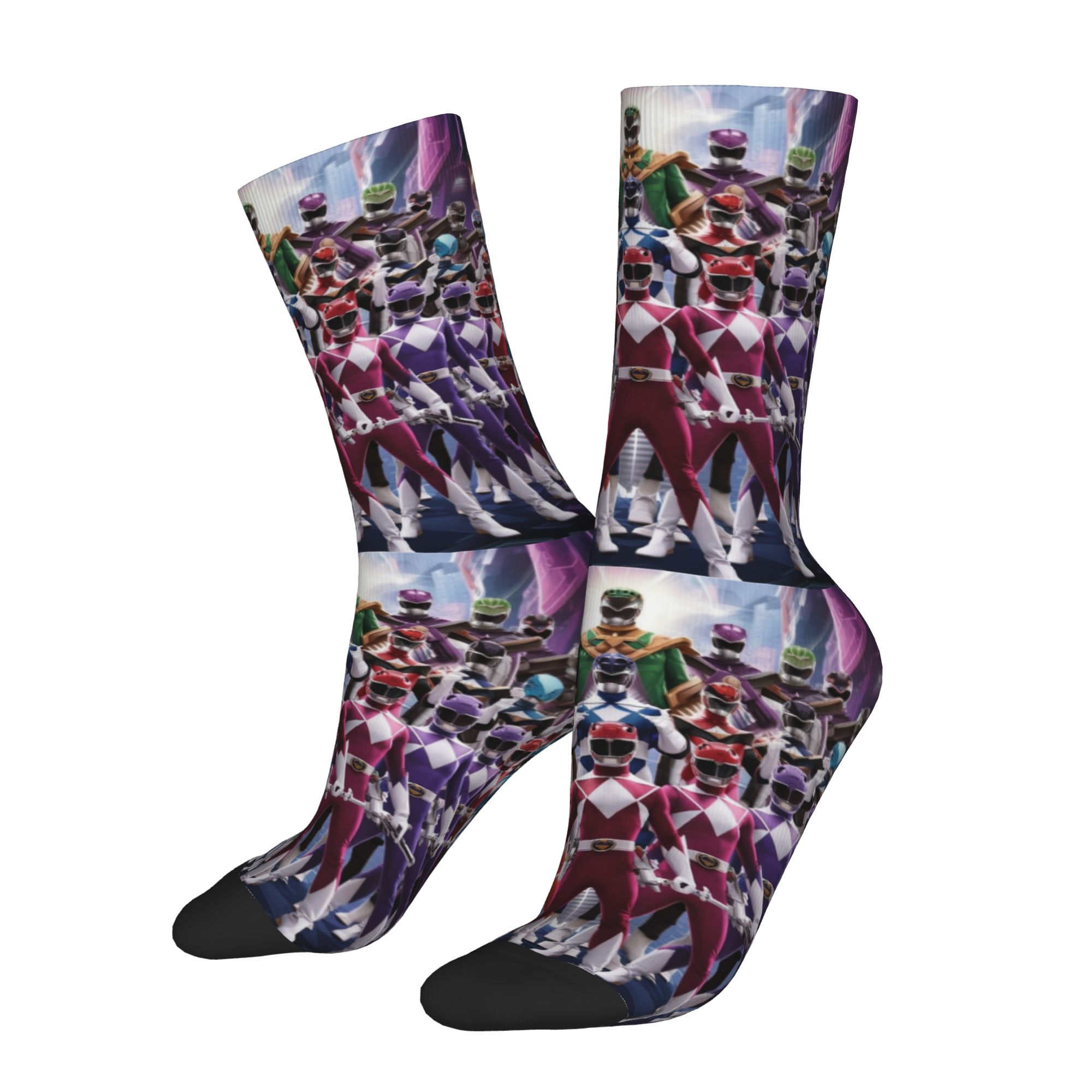 Women'S Accessories In The 90S - Баскетбольные носки Crazy Design Power R-Ranger