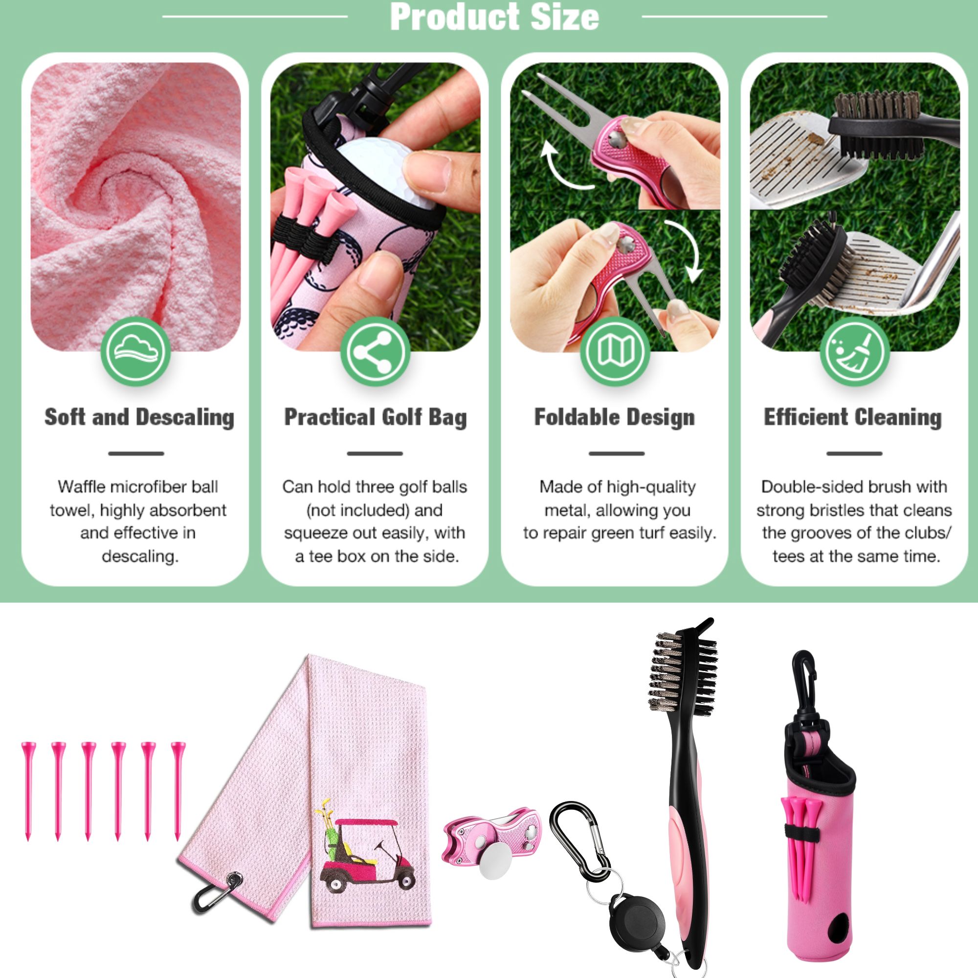 Набор из 10 аксессуаров для го – обзор и цена Women'S Golf Accessories