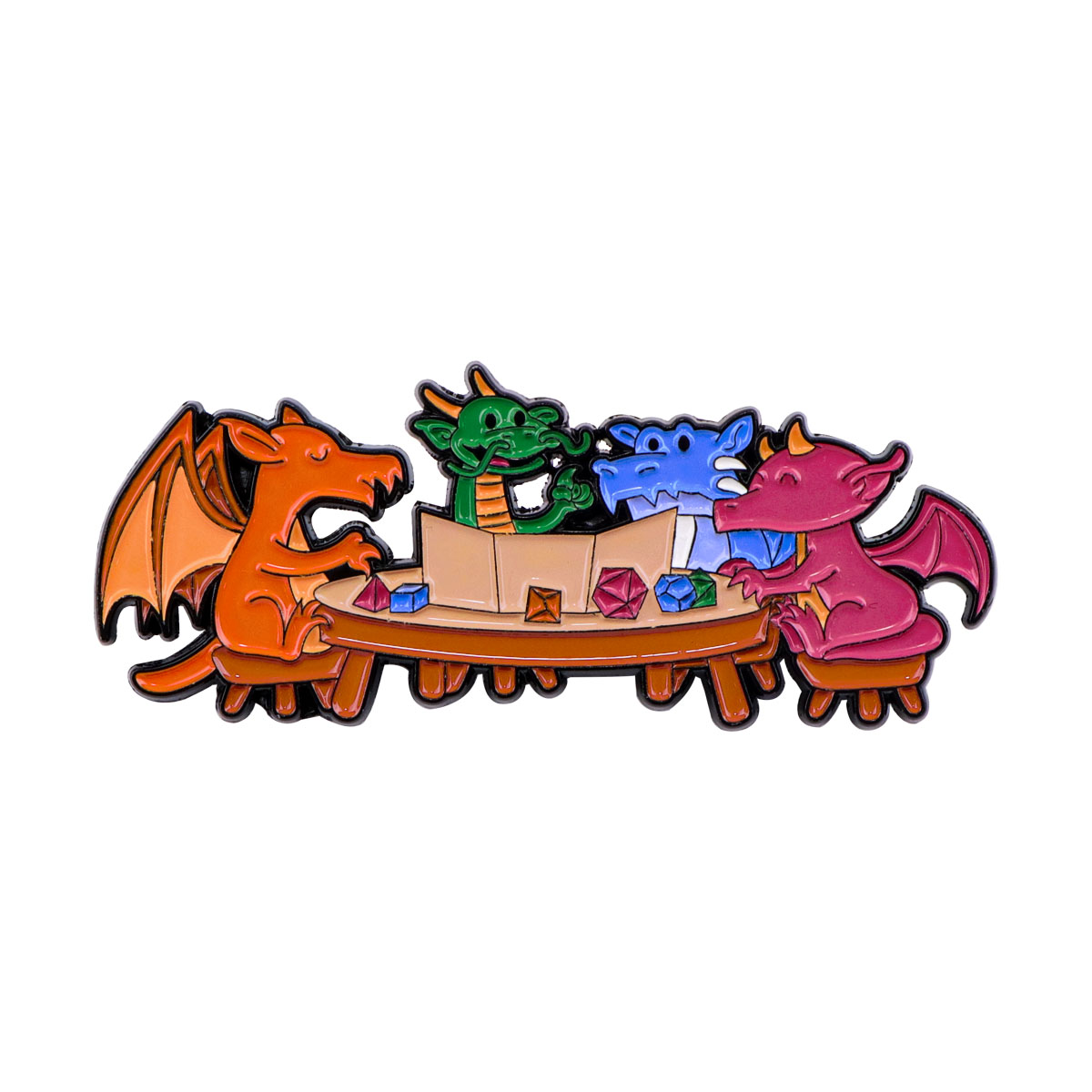 Game Dice Enamel Pin Dragon Ba – обзор и цена Women Accessories Picture