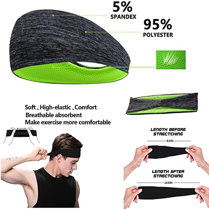 3 шт., повязка на голову для м – обзор и цена Women'S Yoga Accessories