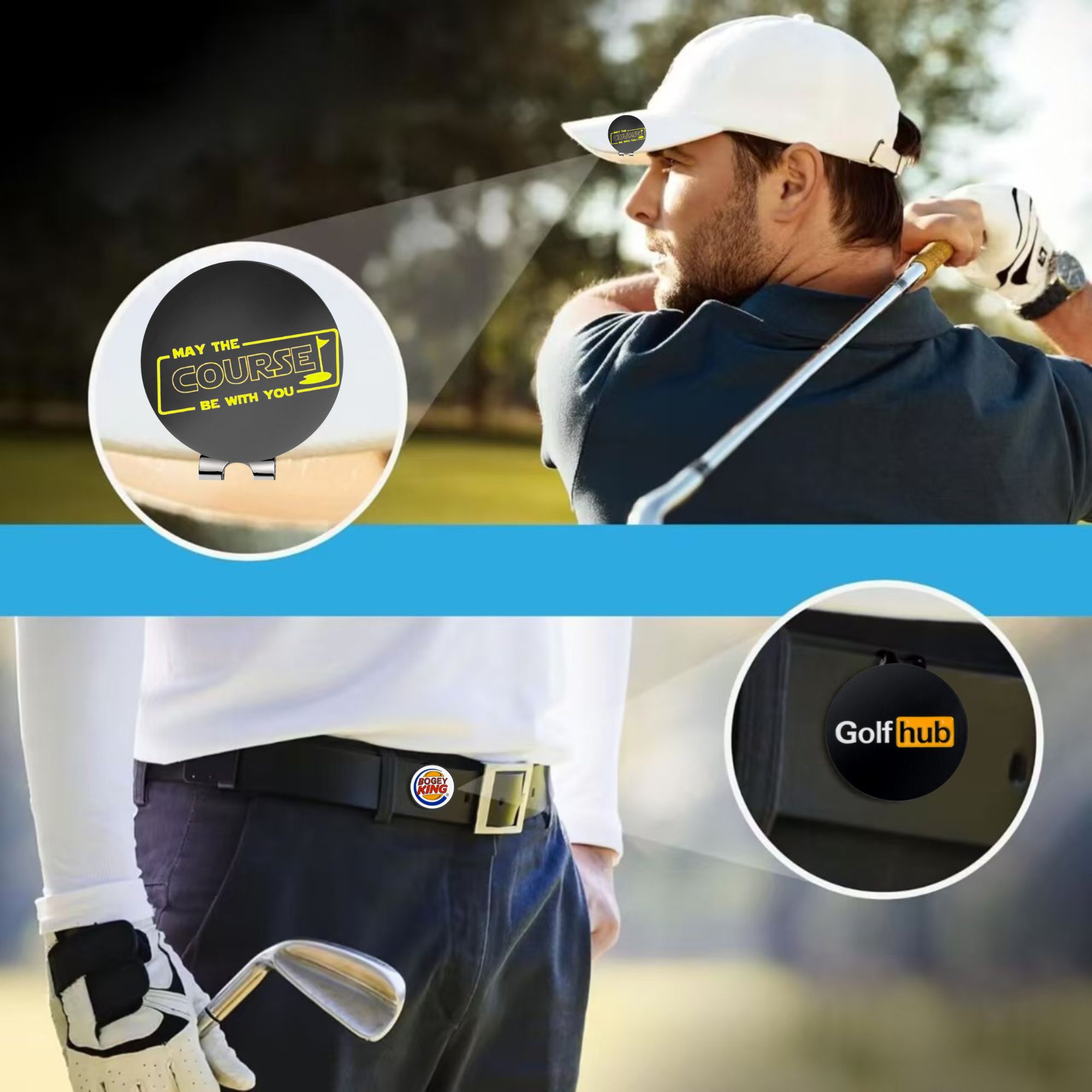 Набор из 3 забавных маркеров д – обзор и цена Women'S Golf Accessories