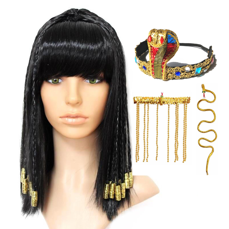 Парик Клеопатры для женщин, че – обзор и цена Women Accessories Egypt